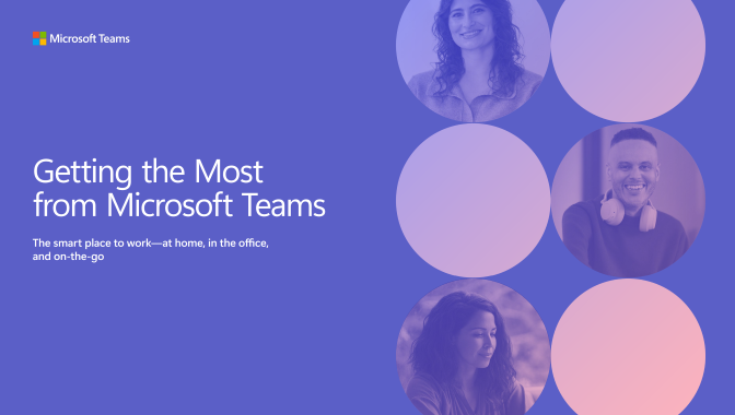 Title page for Getting the Most from Microsoft Teams